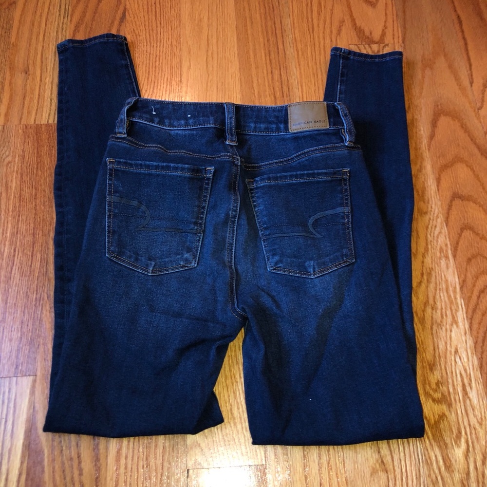 American eagle super high rise jeggings size 0 - Picture 7 of 7